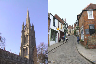 louth, St James' Church and Lincoln